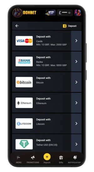 make a deposit